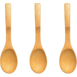 3PCS Honey Honey Spoon, Wooden Honey Mixing Stirrer Honey Comb Stick, Honey Wand for Honey Jar Dispense Drizzle Honey Wedding Party (Elliptical Spoon, One Size)