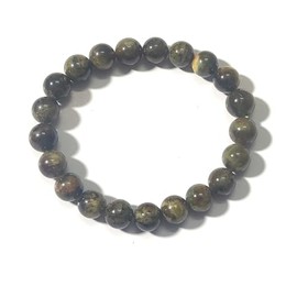 Green Garnet Crystal Beads Healing Balance Handmade Stretch Women Bracelet 9mm