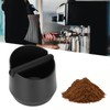 Coffee Knock Box ABS Black Grind Disposal Dump Bin with