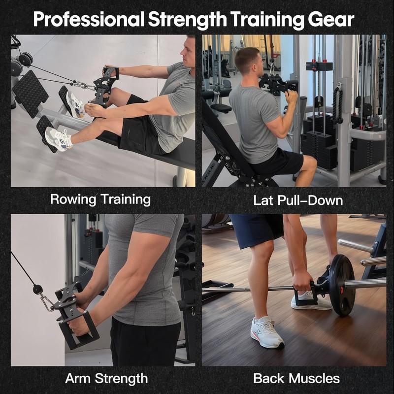 Multi Functional Strength Exercise,Heavy-Duty Deadlift Jack with Wide Paddle Handle,