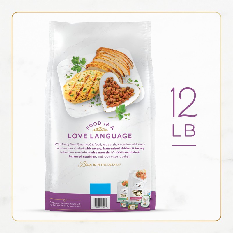 Fancy Feast Dry Cat Food with Savory Chicken and Turkey