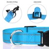 TagME Reflective Nylon Dog Collars, Adjustable Classic Dog Collar with