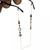 SA106 Womens Tortoise Marble Jewel Pendant Eyewear Glasses Neck Loop