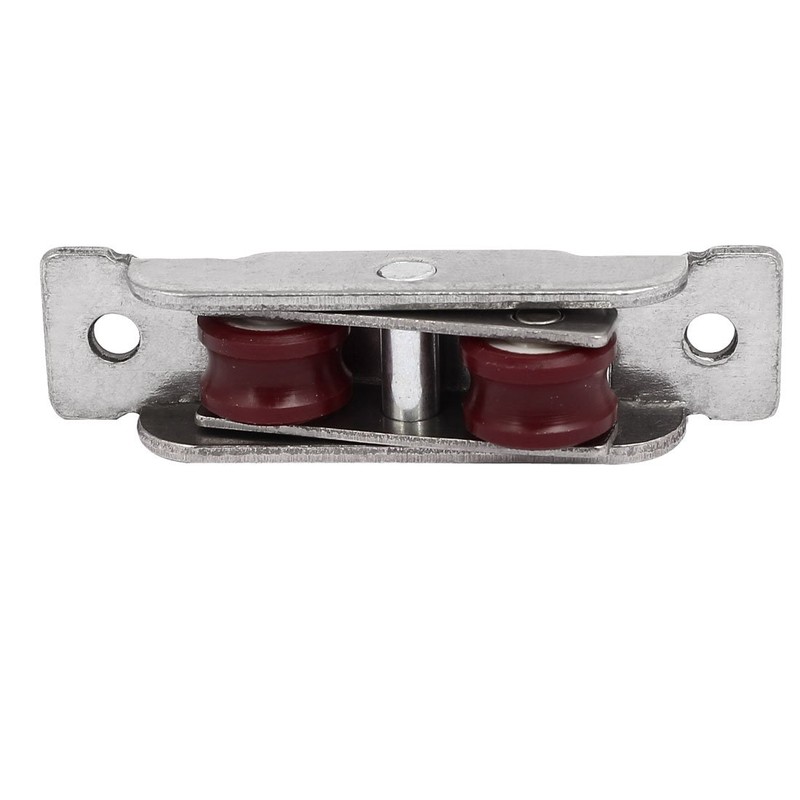 Sourcingmap 12.5mmx8mm Double Nylon Rollers Sliding Window Sash Pulley Wheel