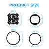 Vesaneae Pack of 2 Bicycle Mounts, 360° Rotating Bicycle Stem