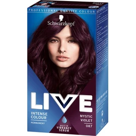 3 x Schwarzkopf Live Color XXL Colour Intense Permanent Coloration 87 Mystic Violet