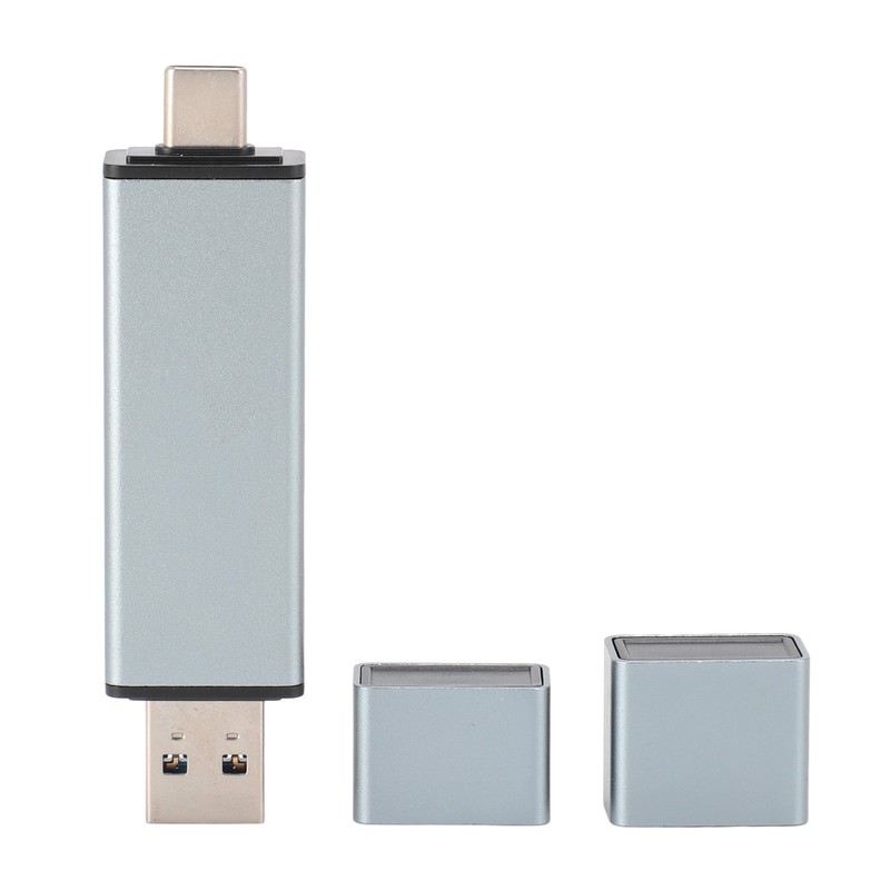 USB 3.0 Card Reader Plug and Play Dual Connector Memory