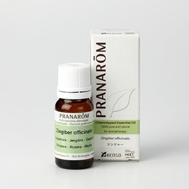 Pranarom Ginger 0.3 fl oz (10 ml) (PRANAROM Chemo Type Essential Oil)