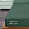 EaseHome Dark Green Full Size Bed Sheet Set -Deep Pocket