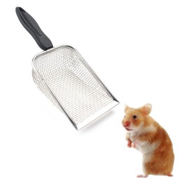 MEISH MEISH Hamster Sand Bath Scoop Litter Cleaner Corner Scoop Filtering Mesh Fine Holes Scoop Hamster Residue Excrement Shovels for Cleaning Tool