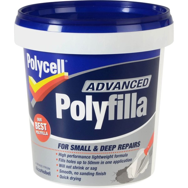 Polycell PLCAPF600 Polyfilla Advance All In One Tub 600ml