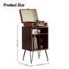 FONTOI Record Player Stand with Storage Space, Turntable Stand Record