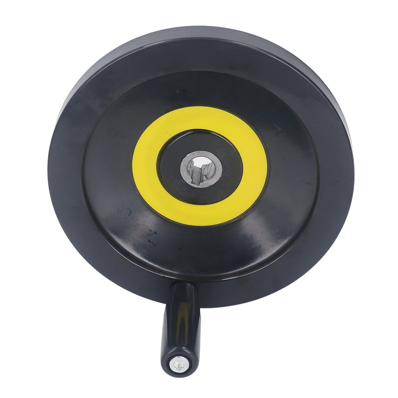 Revolving Handle Hand Wheel 18x200mm Backside Corrugated Hand Crank Handwheel