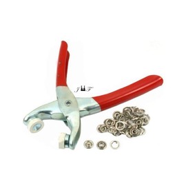 Snap Fastener Tool - with 108 Snaps Designed for Setting Back Pieces Without Having to Cut Holes in Material-Rubber Tips Help Keep Studs&Backs in Place for Centering&Crimping