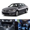 LED White Lights Interior Package Kit For Honda Accord 4dr