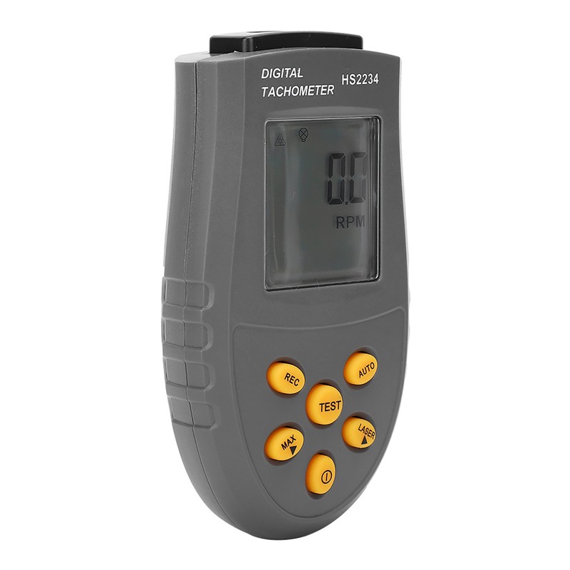 HS2234 Tachometer Non Contact Digital Display Speedometer Digital TachometersBlack