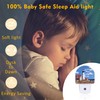 sndheke Beautiful White Lighthouse Night Light Plug into Wall, Ocean