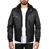 MISTRIL Mens leather jacket Geniune motorcycle Fashion jacket men with