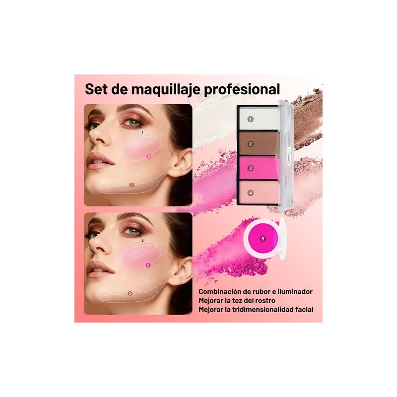 24kit De Maquillaje Profesional Completo-principiante Regalo