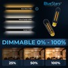 BlueStars 6-Pack 5.0in 6W T10 T30 Tubular LED Light Bulbs
