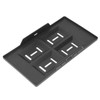 Car Battery Hold Down Tray Bracket Kit Height Adjustable Black