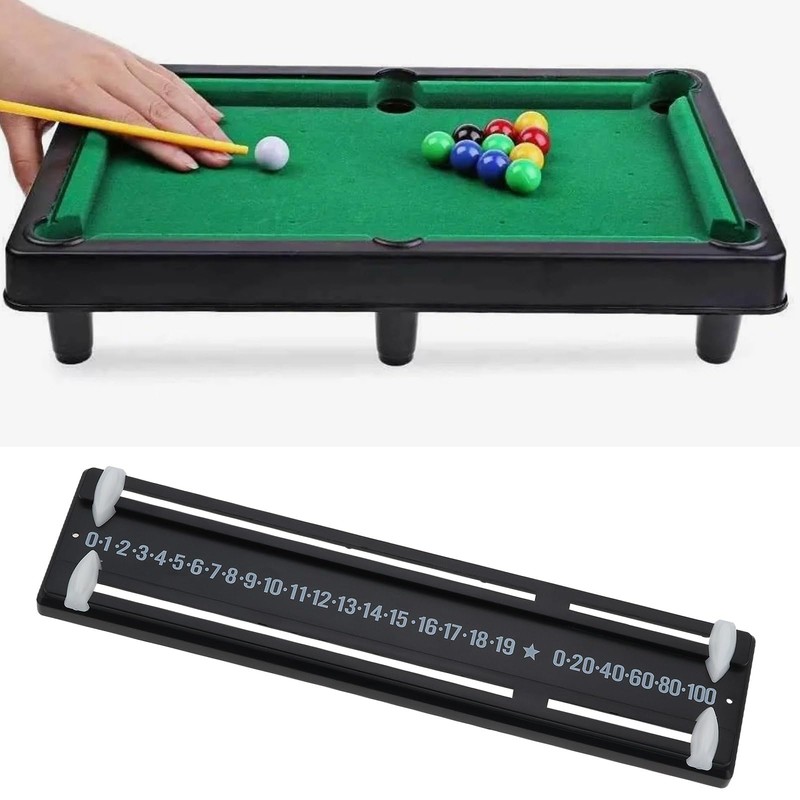 SG Store Black Snooker Scoreboard Plastic Game Scoreboard 255 x