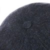 Stetson Hatteras Classic Wool Flat Cap Men Black-Blue 7 3/8