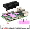 Geekworm Cooler for Raspberry Pi 5, Aluminum Passive Heatsink (H509)