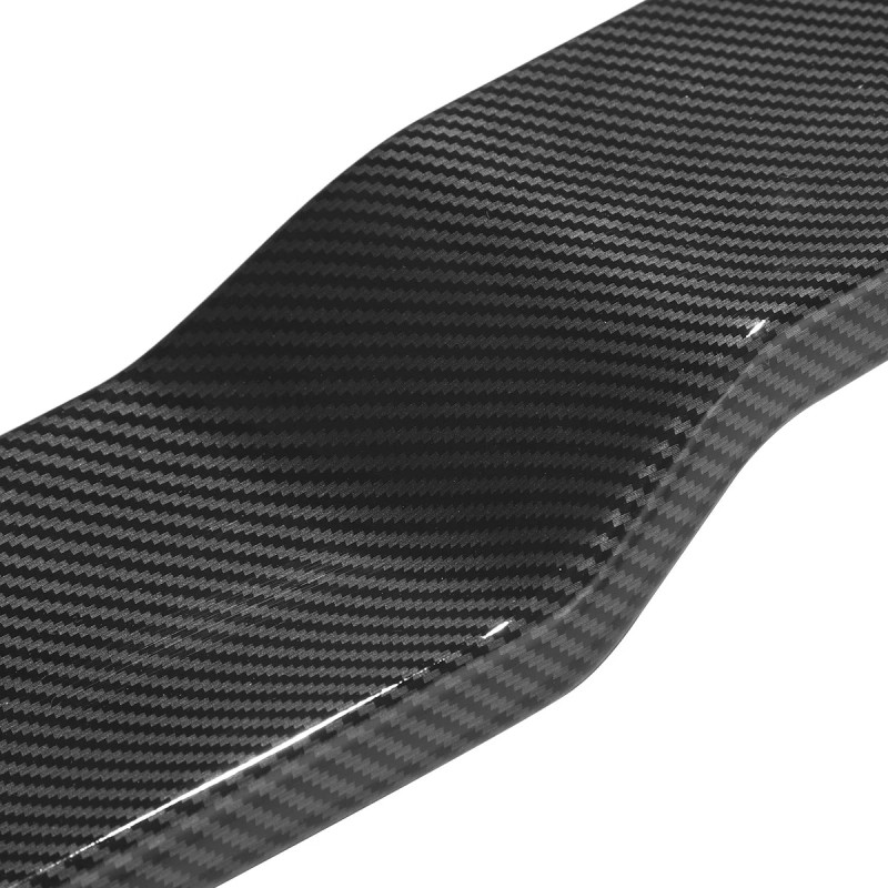 Unbranded Carbon Fiber Rear Trunk Spoiler Splitter Wing Kit For