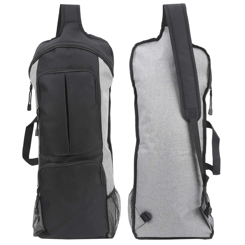 Yoga Bag Dark and Grey Multi‑Function Oversized Yoga Mat Backpack
