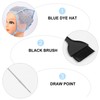 TOVINANNA Temporary Hair Brush Kit 6pc Hair Highlighting Set Hook