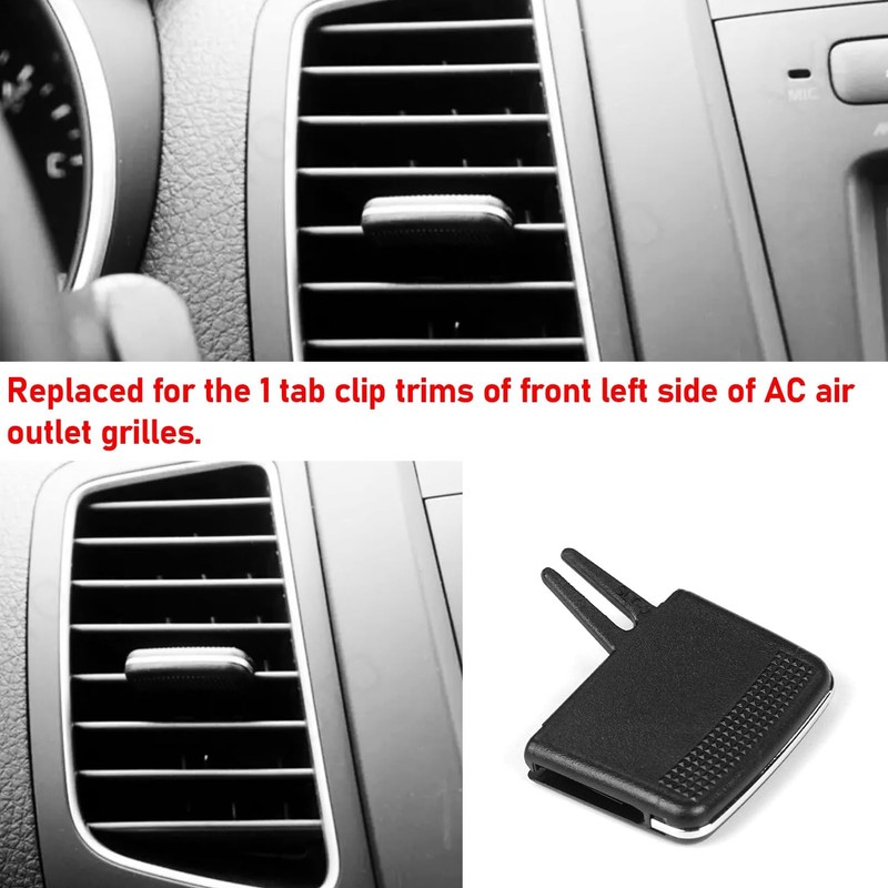 TTCR-II Compatible with 2011-2015 Kia Sorento AC Vent Tab Clip,