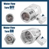 Bestgle 2 Pcs Shower Flow Control Valve Shower Head Shut-Off