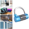 5 Dial Digit Code Combination Padlock Travel Suitcase Gym Locker