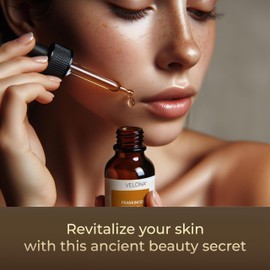 velona Frankincense Essential Oil - 4 oz | Therapeutic Grade 100% Pure and Natural | for Aromatherapy Diffuser, Massage, Skincare, Haircare, Soapmaking | Undiluted and Multipurpose in Glass Bottle