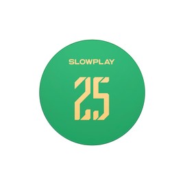 SLOWPLAY Godel Ceramic Poker Chips in Bulk, Casino Grade Ceramic 12-Gram Poker Chip for Texas Hold'em, 43mm Professional Chips Pack of 50 with Denomination of 25