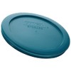 Pyrex 7200-PC 2-Cup Adriatic Blue Food Storage Replacement Lid (2-Pack)