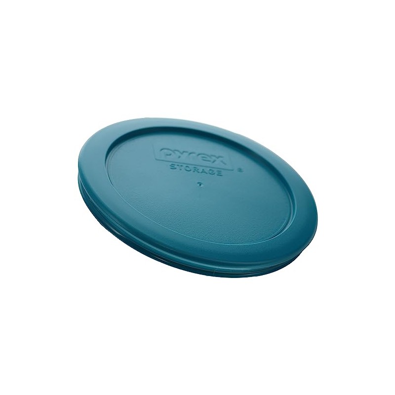Pyrex 7200-PC 2-Cup Adriatic Blue Food Storage Replacement Lid (2-Pack)