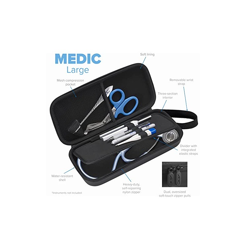 ADC M.E.D.I.C. Funda Grande Negro