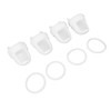 Poultry Feeders Rainproof Reduce Waste Chicken Duck DIY Gravity Feeder