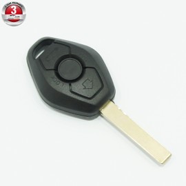 [DTi MSA1463] Dorado Tuning Replacement Key Case with 3 Buttons Car Key Blank Remote Control Remote Key Housing Compatible with◆ e81 ◆ e87 ◆ e46 ◆ e39 ◆ X3 ◆ X5