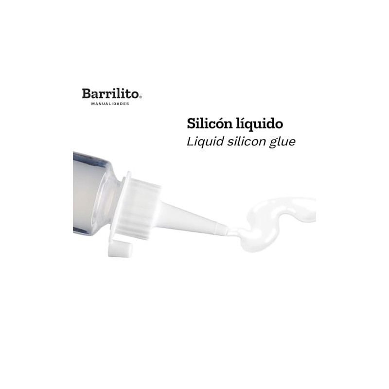 Barrilito Silicón liquido de 30 ml, 1 unidad. SL30