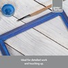 Axus Decor Angled Fitch Paint Brush (Grey Series) - 6mm