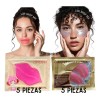 Mix 10 Parches Colágeno Ojos + Labios. Mascarilla Hidrogel