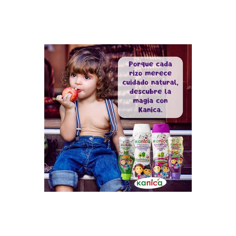 KANICA Shampoo con Aguacate y Sábila – Limpieza Suave –