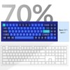 Keychron Q7 Wired Custom Mechanical Keyboard, 70% Layout QMK/VIA Programmable