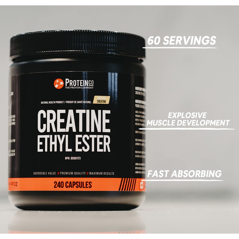 ProteinCo | Creatine HCL Ethyl Ester | 500mg | 240
