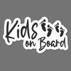 Folien-Zentrum - Kids on Board 12.5 x 7 cm -