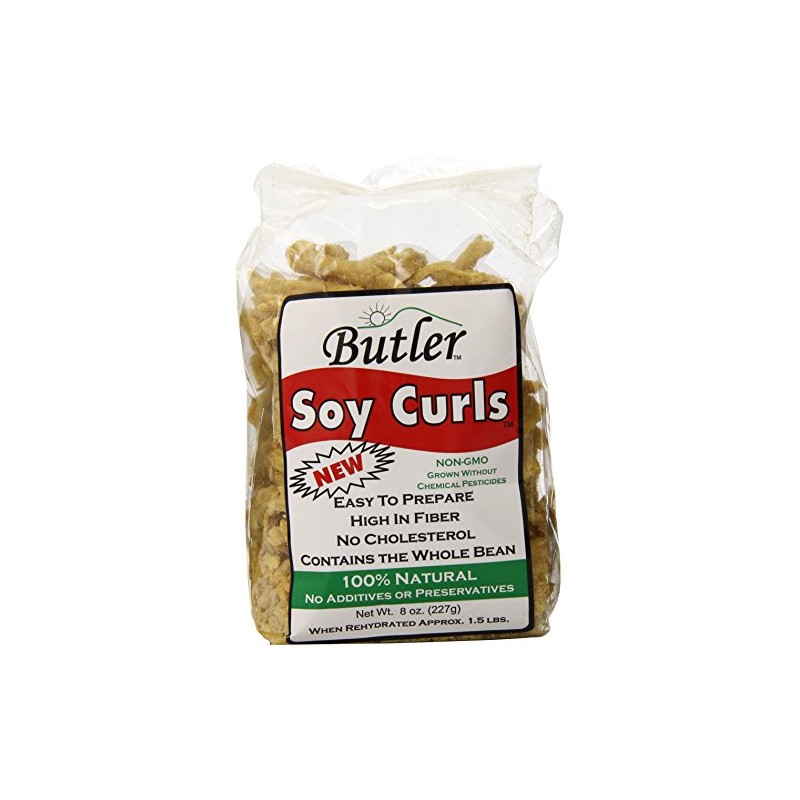 BUTLER FOODS Soy Curls, 8 OZ