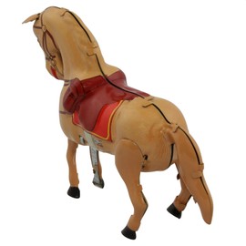 Superfreak Tin Animal Tin Toy Animals Made of Tin Horse, Colour: Brown/Light Brown